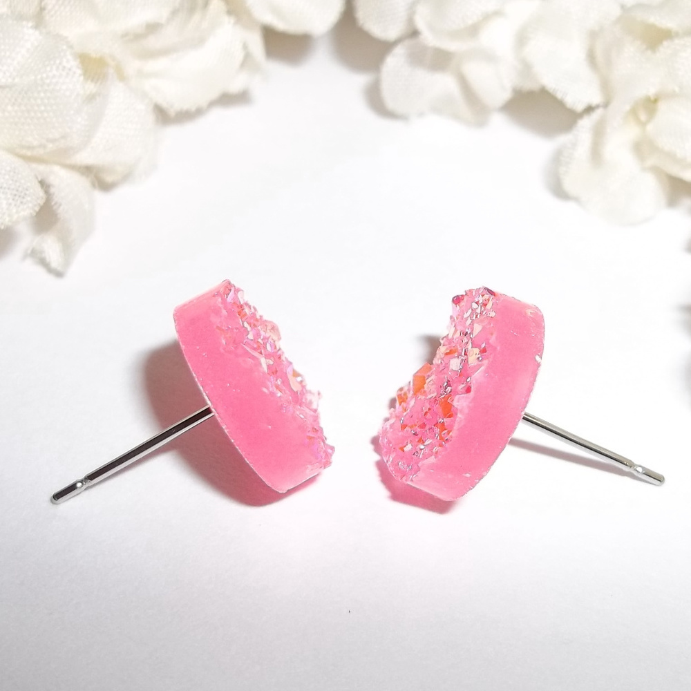 Pink Earring, Earring, Earring, Earring, Earring, Earring, Earring, Earring 3841 - Picture 5 of 9